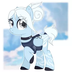 Size: 2308x2308 | Tagged: safe, artist:exagryph, derpibooru import, ponified, pegasus, pony, female, jett, mare, solo, valorant