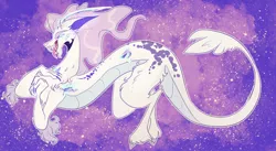 Size: 2806x1540 | Tagged: artist:iheyyasyfox, derpibooru import, draconequus, hybrid, interspecies offspring, oc, offspring, parent:discord, parent:rarity, parents:raricord, safe, solo