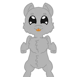 Size: 1000x1000 | Tagged: safe, artist:furhoof34, derpibooru import, :p, base, chibi, simple background, solo, tongue out, transparent background, wholesome