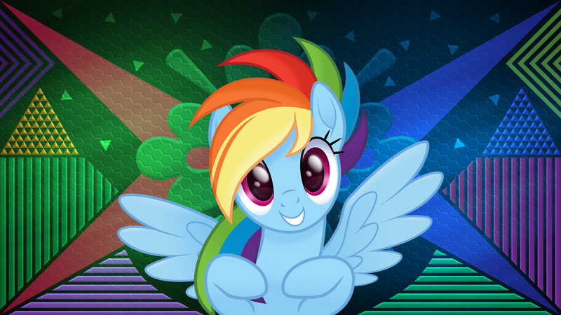 Size: 1920x1080 | Tagged: safe, artist:laszlvfx, artist:negatif22, derpibooru import, edit, rainbow dash, pony, my little pony: pony life, g4.5 to g4, solo, wallpaper, wallpaper edit