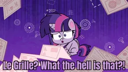 Size: 1920x1080 | Tagged: alicorn, badge of shame, caption, derpibooru import, edit, edited screencap, image macro, instructions, my little pony: pony life, safe, screencap, solo, spoiler:pony life s01e10, text, the simpsons, twilight sparkle, twilight sparkle (alicorn)