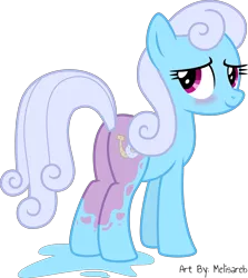 Size: 4000x4476 | Tagged: safe, artist:melisareb, derpibooru import, lilac links, linky, shoeshine, earth pony, pony, .svg available, absurd resolution, blushing, bodypaint, butt, female, headcanon, lidded eyes, mare, plot, show accurate, simple background, solo, transparent background, vector