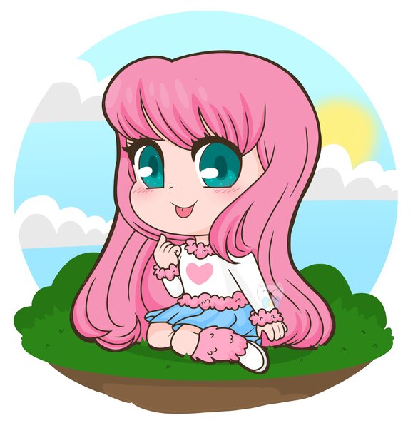 Size: 1975x2048 | Tagged: safe, artist:kittyrosie, derpibooru import, oc, oc:fluffle puff, unofficial characters only, human, equestria girls, :p, blushing, colored pupils, cute, equestria girls-ified, female, flufflebetes, humanized, humanized oc, looking at you, sitting, solo, tongue out