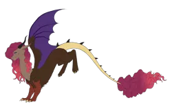 Size: 8000x5000 | Tagged: artist:theheioslair, derpibooru import, draconequus, draconequus oc, female, hybrid, interspecies offspring, next generation, oc, oc:furore, offspring, parent:discord, parent:fluttershy, parents:discoshy, safe, simple background, solo, transparent background, unofficial characters only