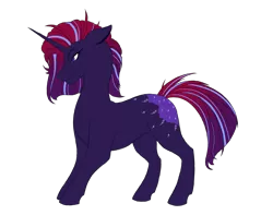 Size: 4087x3223 | Tagged: safe, artist:theheioslair, derpibooru import, oc, oc:storm, unofficial characters only, pony, unicorn, female, horn, magical lesbian spawn, mare, next generation, offspring, parent:tempest shadow, parent:twilight sparkle, parents:tempestlight, simple background, solo, transparent background, unicorn oc