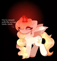 Size: 2700x2880 | Tagged: safe, artist:fuxebuxe, derpibooru import, oc, oc:virulent honey, alicorn, base used, my little pony, next generation, simple background, solo, story included, vulgar