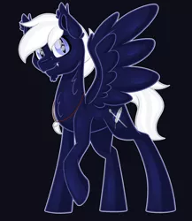 Size: 1600x1840 | Tagged: safe, artist:missmele-madness, derpibooru import, oc, pegasus, pony, black background, male, simple background, solo, stallion