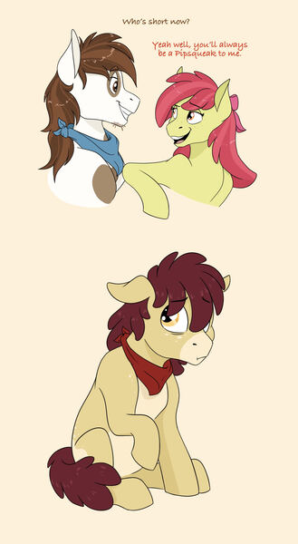 Size: 1965x3581 | Tagged: apple bloom, artist:pastel-charms, derpibooru import, oc, oc:hopper, offspring, older, parent:apple bloom, parent:pipsqueak, parents:pipbloom, pipbloom, pipsqueak, safe, shipping