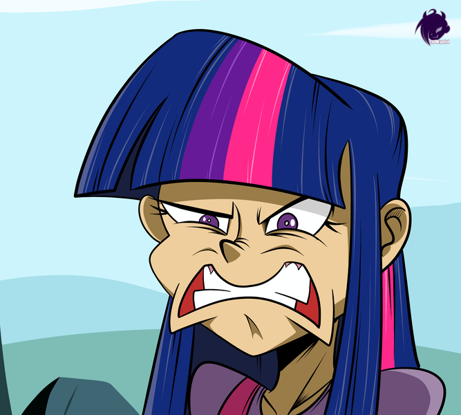 Size: 4000x3600 | Tagged: safe, artist:frankaraya, derpibooru import, twilight sparkle, human, pony, rapidash, feeling pinkie keen, angry, animated, close-up, cute, cute when angry, female, furious, gif, glare, gritted teeth, humanized, mare, pokémon, rage, scene interpretation, sin of wrath, snapping, solo, twiabetes