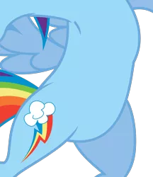 Size: 2604x3013 | Tagged: safe, derpibooru import, edit, vector edit, rainbow dash, pegasus, pony, may the best pet win, armpits, belly, bipedal, cropped, featureless crotch, high res, pictures of bellies, puffed chest, simple background, solo, transparent background, vector, wings