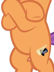 Size: 2066x2748 | Tagged: safe, deleted from derpibooru, derpibooru import, edit, vector edit, tender taps, pony, belly, bipedal, cropped, crossed hooves, featureless crotch, high res, pictures of bellies, simple background, solo, transparent background, vector