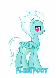 Size: 2154x2993 | Tagged: safe, artist:eclipsaaa, derpibooru import, fleetfoot, pegasus, pony, female, mare, simple background, solo, wonderbolts