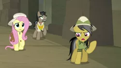 Size: 1920x1080 | Tagged: daring do, daring doubt, derpibooru import, doctor caballeron, fluttershy, safe, screencap, truth talisman