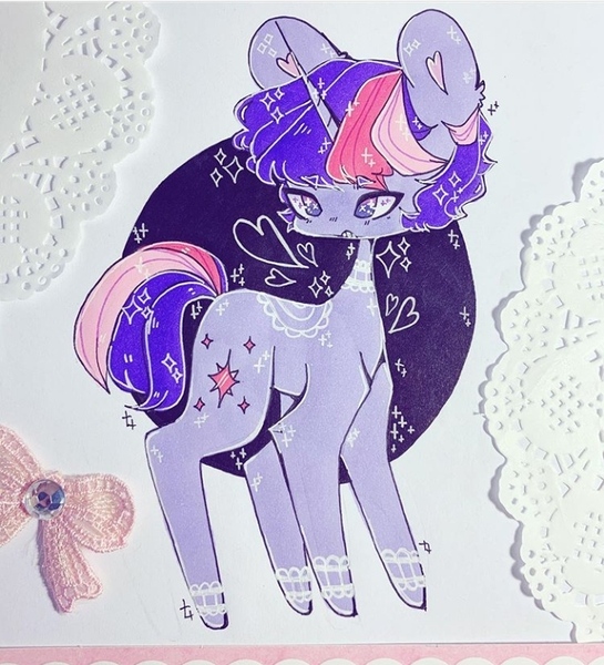 Size: 720x793 | Tagged: safe, artist:dollbunnie, derpibooru import, twilight sparkle, unicorn, dusk shine, heart, rule 63, solo