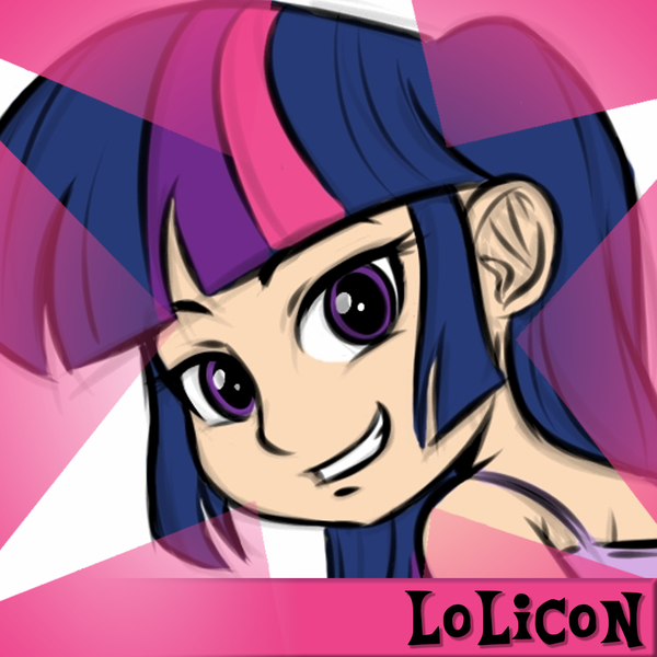 Size: 1024x1024 | Tagged: safe, artist:megasweet, editor:twifag, twilight sparkle, human, twibooru, child, clothes, cute, dress, female, grin, happy, head tilt, humanized, image, looking at you, looking back, meta, multi-colored-hair, official spoiler image, pink hair, png, purple eyes, purple hair, smiling, spoiler image