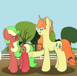 Size: 900x889 | Tagged: applejack, applejack (g3), applejack is not amused, artist:thecrystalring, derpibooru import, g1, g1 to g4, g3, g3 to g4, generation leap, safe, tex, unamused