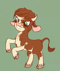 Size: 900x1061 | Tagged: arizona cow, artist:sandwichdelta, bandana, chest fluff, cloven hooves, community related, cow, cute, derpibooru import, female, fluffy, safe, them's fightin' herds, unshorn fetlocks