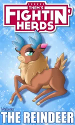 Size: 1024x1707 | Tagged: safe, artist:the-black-terror, derpibooru import, velvet reindeer, deer, reindeer, them's fightin' herds, community related, solo