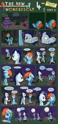 Size: 1280x2739 | Tagged: safe, artist:marmorexx, derpibooru import, rainbow dash, soarin', pony, comic:the new wonderbolt, camping, comic, female, male, moon, night, shipping, soarindash, straight