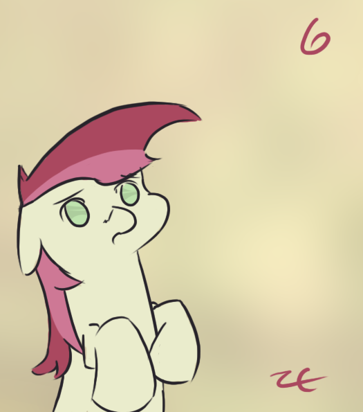 Size: 525x595 | Tagged: artist:liracrown, derpibooru import, liracrown's calendar, part of a series, part of a set, roseluck, safe, solo