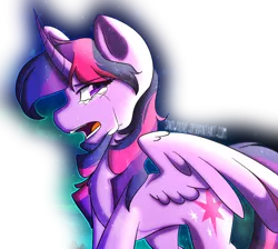 Size: 1024x916 | Tagged: safe, artist:snowolive, derpibooru import, twilight sparkle, twilight sparkle (alicorn), alicorn, pony, what about discord?, crying, curved horn, female, horn, mare, solo