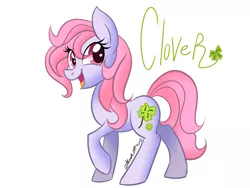 Size: 900x675 | Tagged: artist:wubcakeva, clover (g1), derpibooru import, g1, g1 to g4, generation leap, my little pony tales, safe, simple background, solo, white background