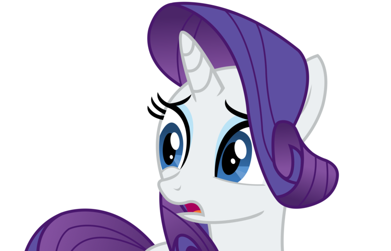 Size: 4000x2567 | Tagged: artist:sketchmcreations, derpibooru import, open mouth, rarity, safe, simple background, solo, three's a crowd, transparent background, upset, vector