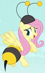 Size: 348x558 | Tagged: bumblebee, clothes, costume, derpibooru import, fluttershy, it ain't easy being breezies, outfit catalog, safe, screencap, solo