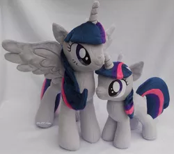 Size: 1197x1063 | Tagged: safe, artist:calusariac, derpibooru import, twilight sparkle, twilight sparkle (alicorn), alicorn, pony, female, filly, filly twilight sparkle, irl, mare, photo, plushie, younger