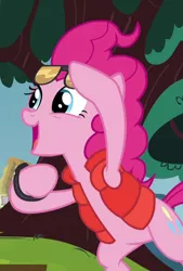 Size: 243x360 | Tagged: back to the future, clothes, costume, derpibooru import, marty mcfly, outfit catalog, pinkie klein, pinkie mcpie, pinkie pie, safe, screencap, solo, what about discord?