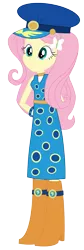 Size: 783x2333 | Tagged: safe, artist:sketchmcreations, derpibooru import, edit, vector edit, admiral fairy flight, fluttershy, equestria girls, testing testing 1-2-3, 70's fashion, ancient wonderbolts uniform, clothes, costume, simple background, solo, transparent background, uniform, vector, wonderbolts