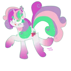 Size: 1008x1008 | Tagged: artist:vanillaswirl6, cutie mark, derpibooru import, rainbow power, rainbow power-ified, safe, solo, sweetie belle, the cmc's cutie marks