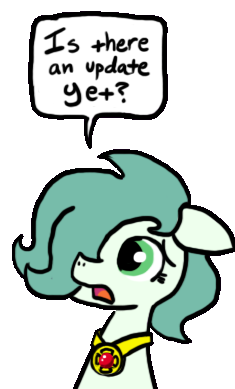 Size: 235x389 | Tagged: artist:ficficponyfic, colt quest, derpibooru import, explicit source, femboy, foal, irony, is there an update yet?, jewelry, male, necklace, oc, oc:emerald jewel, safe, trap, unofficial characters only