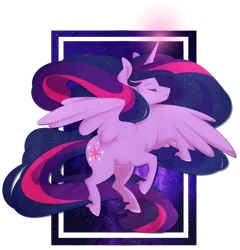 Size: 900x938 | Tagged: safe, artist:captivelegacy, derpibooru import, twilight sparkle, twilight sparkle (alicorn), alicorn, pony, solo, space