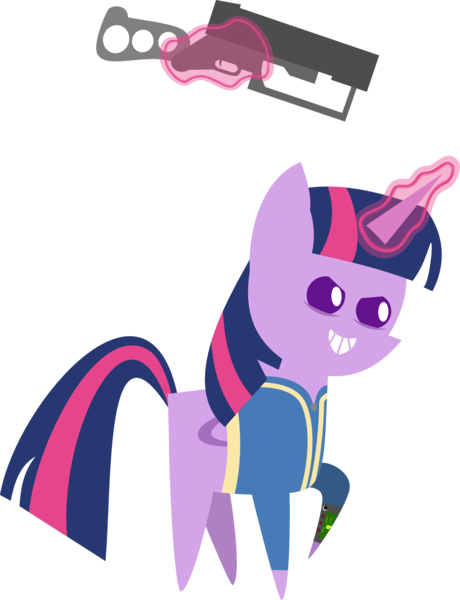 Size: 1884x2456 | Tagged: safe, artist:v0jelly, derpibooru import, twilight sparkle, twilight sparkle (alicorn), alicorn, pony, fallout, female, mare, pointy ponies, solo, vault