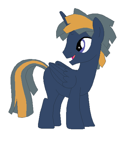 Size: 424x468 | Tagged: safe, derpibooru import, ponified, alicorn, pony, yu-gi-oh!, yu-gi-oh! 5d's, yusei fudo, yuseicorn