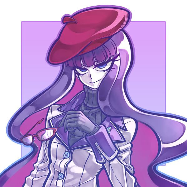 Size: 3500x3500 | Tagged: safe, artist:kaikoinu, derpibooru import, rarity, equestria girls, beatnik rarity, beret, clothes, cuffs (clothes), glasses, hat, solo, sweater