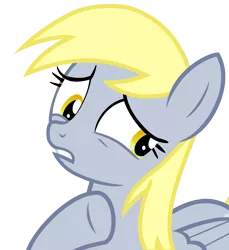 Size: 6592x7200 | Tagged: safe, artist:greenmachine987, derpibooru import, derpy hooves, pegasus, pony, slice of life (episode), absurd resolution, female, mare, simple background, solo, transparent background, vector, worried