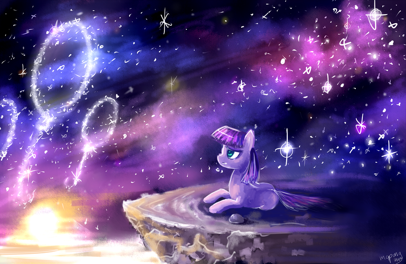 Size: 4000x2611 | Tagged: artist:mapony240, boulder (pet), derpibooru import, maud pie, safe, solo, stargazing