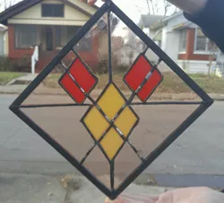 Size: 3291x2986 | Tagged: safe, artist:tjglass, deleted from derpibooru, derpibooru import, oc, oc:argyle, ponified, pony, cutie mark, irl, photo, photo craft, photo traditional art, stained glass, stained glass (irl)