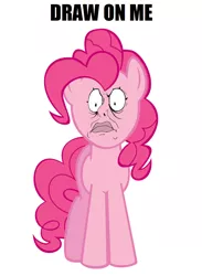 Size: 942x1288 | Tagged: derpibooru import, draw on me, exploitable meme, meme, pinkie pie, safe, solo, steven universe, yellow diamond (steven universe)