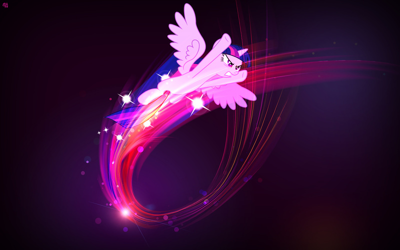 Size: 2560x1600 | Tagged: safe, artist:caliazian, artist:slb94, derpibooru import, twilight sparkle, twilight sparkle (alicorn), alicorn, pony, abstract, female, flying, mare, solo, wallpaper