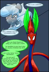 Size: 1026x1500 | Tagged: artist:severus, coatl, comic, comic:serpent's coils, derpibooru import, oc, oc:stormfront, oc:tezza, safe, stories from the front, unofficial characters only