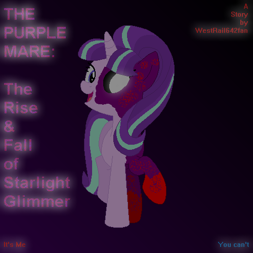 Size: 500x500 | Tagged: artist:westrail642fan, blood, crossover, dark, derpibooru import, five nights at freddy's, grimdark, purple guy, starlight glimmer, the purple mare