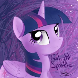 Size: 1280x1280 | Tagged: safe, artist:thealjavis, derpibooru import, twilight sparkle, twilight sparkle (alicorn), alicorn, pony, female, mare, solo