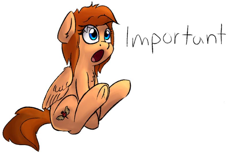 Size: 958x640 | Tagged: safe, artist:lux, derpibooru import, oc, oc:lumen, unofficial characters only, pegasus, pony, chest fluff, cute, female, frog (hoof), important, mare, open mouth, simple background, sitting, solo, text, transparent background, underhoof, wing fluff