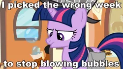 Size: 960x540 | Tagged: airplane!, caption, derpibooru import, image macro, meme, mmmystery on the friendship express, safe, screencap, solo, text, twilight sparkle