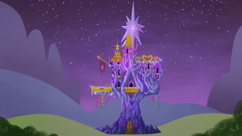 Size: 1280x720 | Tagged: artist:miss-cats, derpibooru import, dusk, no pony, safe, twilight's castle