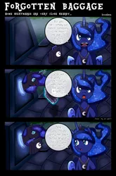 Size: 1500x2274 | Tagged: artist:vavacung, comic, comic:to love alicorn, derpibooru import, implied princess celestia, nightmare moon, now you're thinking with portals, portal, princess luna, safe