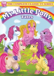 Size: 428x606 | Tagged: bon bon (g1), clover (g1), cover, derpibooru import, dvd cover, g1, missing pony, my little pony tales, patch (g1), safe, starlight (g1), sweetheart